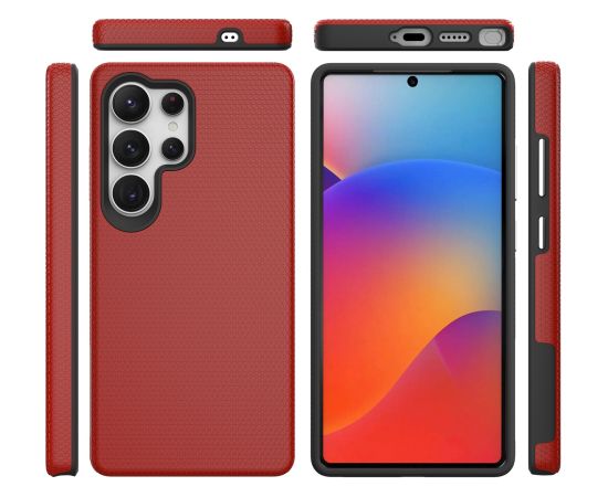 Perfectionists Triangle Case Samsung S918 S23 Ultra 5G red Neoriģinālie Maciņi