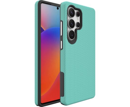 Perfectionists Triangle Case Samsung S908 S22 Ultra 5G green Neoriģinālie Maciņi