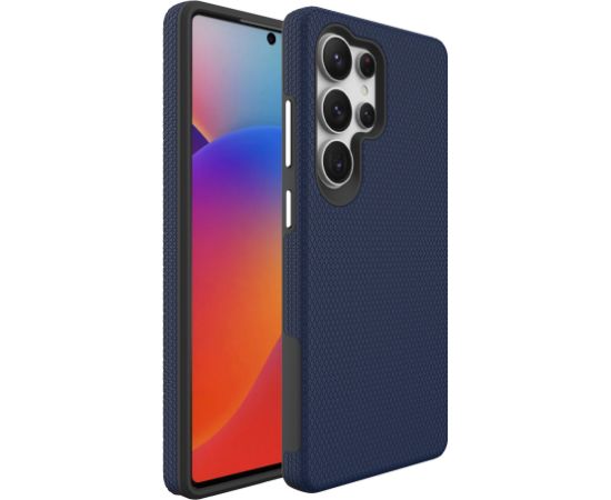 Perfectionists Triangle Case Samsung S908 S22 Ultra 5G navy blue Neoriģinālie Maciņi