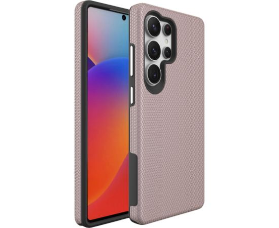 Perfectionists Triangle Case Samsung S908 S22 Ultra 5G rose gold Neoriģinālie Maciņi