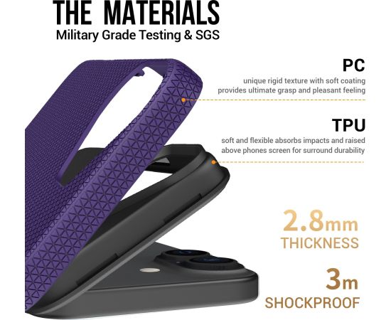 Чехол Perfectionists Triangle Mag Case Apple iPhone 11 фиолетовый Чехлы - альтернативные