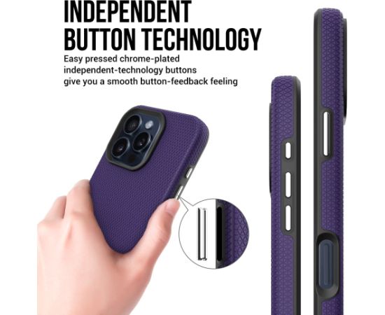 Perfectionists Triangle Mag Case iPhone 12 Pro Max purple Neoriģinālie Maciņi