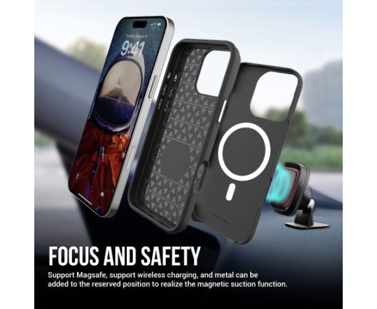 Perfectionists Triangle Mag Case iPhone 12 Pro Max black Neoriģinālie Maciņi