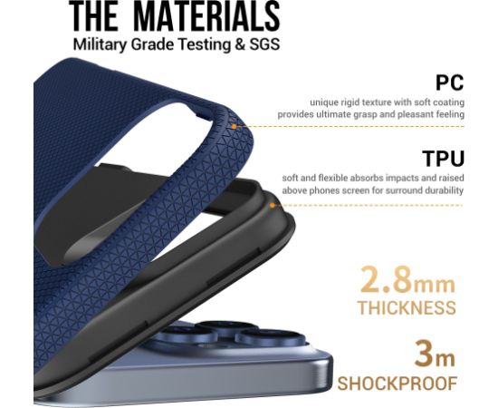 Чехол Perfectionists Triangle Mag Case Apple iPhone 14 Pro темно-синий Чехлы - альтернативные