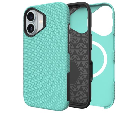 Perfectionists Triangle Mag Case iPhone 15 green Neoriģinālie Maciņi
