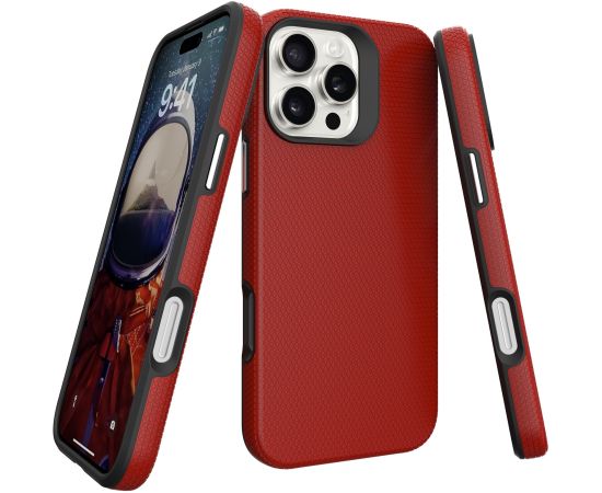 Perfectionists Triangle Mag Case iPhone 16 Pro red Neoriģinālie Maciņi