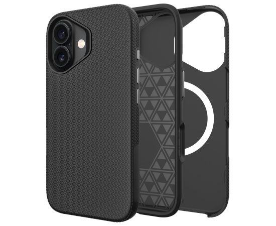 Perfectionists Triangle Mag Case iPhone 16 Plus black Neoriģinālie Maciņi
