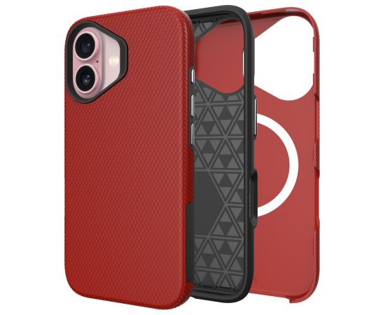 Perfectionists Triangle Mag Case iPhone 16 red Neoriģinālie Maciņi