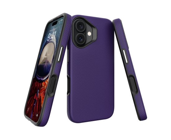 Perfectionists Triangle Mag Case iPhone 16 purple Neoriģinālie Maciņi