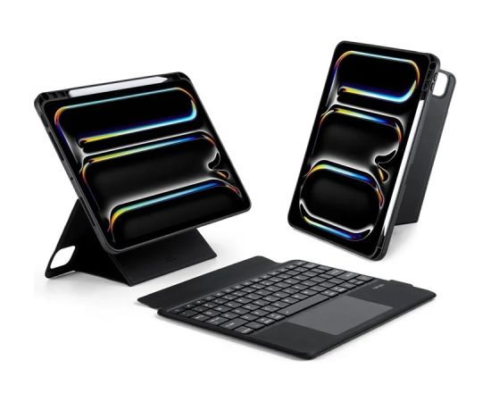 Case with keyboard Dux Ducis DK Apple iPad Pro 11 2024 black Maki Planšetdatoriem