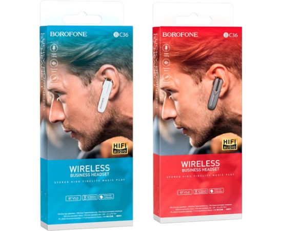 Bluetooth handsfree Borofone BC36 white Bluetooth iekārtas