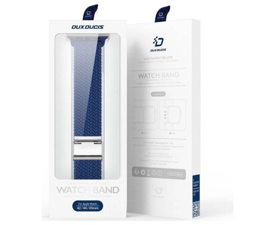 Strap Dux Ducis Mixture II Series Apple Watch 42/44/45/49mm Blue Smart-Watch aksesuāri