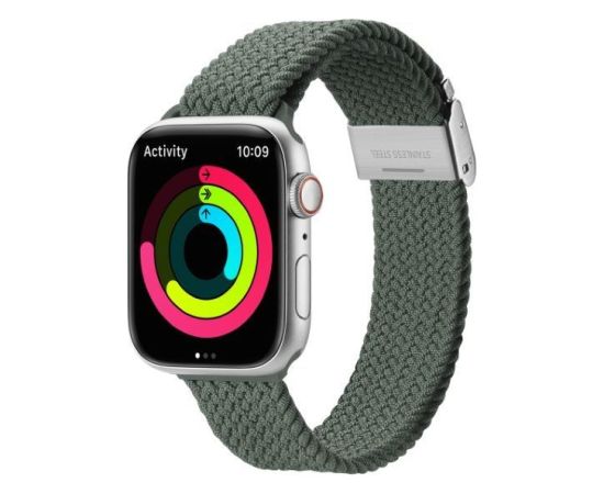 Strap Dux Ducis Mixture II Series Apple Watch 38/40/41mm Olive Green Smart-Watch aksesuāri