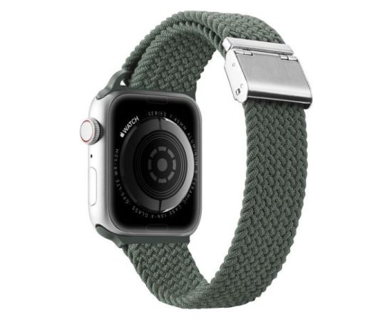 Strap Dux Ducis Mixture II Series Apple Watch 38/40/41mm Olive Green Smart-Watch aksesuāri