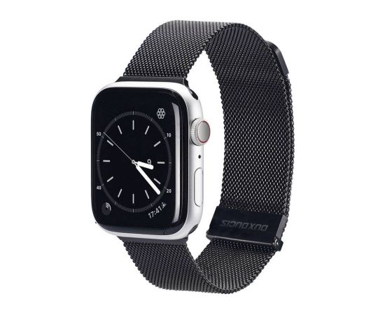 Strap Dux Ducis Milanese Series Apple Watch 38/40/41mm Black Smart-Watch aksesuāri