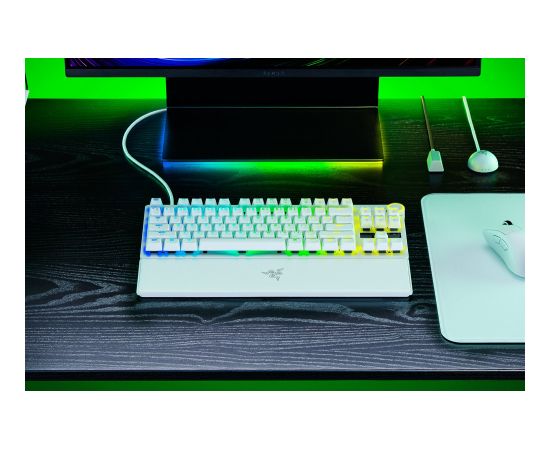 Razer Huntsman V3 Pro Tenkeyless 8KHz Gaming keyboard Wired US White Razer Analog Optical Switch Gen-2 Клавиатуры