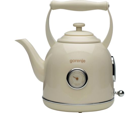 Gorenje Kettle K17CLIN Electric 2000 W 1.7 L Plastic/Metal 360° rotational base Ivory Tējkannas (elektriskās)