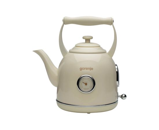 Gorenje Kettle K17CLIN Electric 2000 W 1.7 L Plastic/Metal 360° rotational base Ivory Tējkannas (elektriskās)