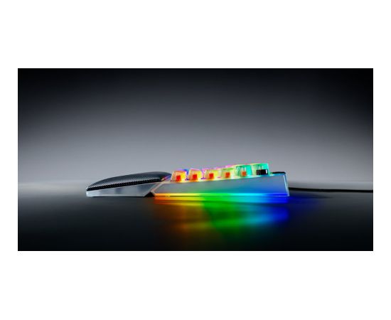 Razer Hot-swappable Mechanical Gaming Keyboard BlackWidow V4 75% Gaming Keyboard Wired US Phantom White Edition USB Type-C Razer Mechanical Switches (Tactile) Клавиатуры