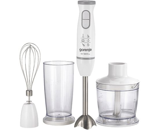 Gorenje Blender HBC564QW Hand Blender 560 W Number of speeds Variable Chopper White Mikseri