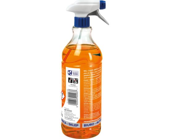 Mill Clean Wash liquid for cleaning windows, glass, mirrors, tiles with orange scent 1.22 L Tīrīšanas un Ķīmiskie līdzekļi