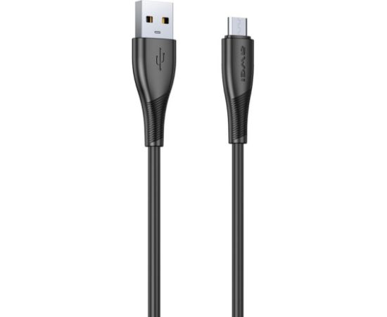 USB кабель Awei CL-182M USB to MicroUSB 1.0m черный Дата USB-кабели