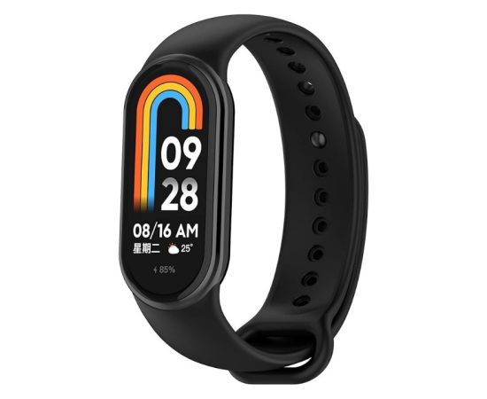Band Xiaomi Mi Band 8/9/10 black Smart-Watch aksesuāri