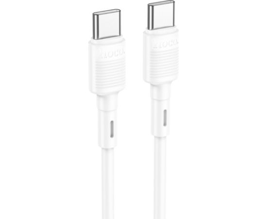 USB кабель Hoco X83 60W Type-C to Type-C 1.0m белый Дата USB-кабели