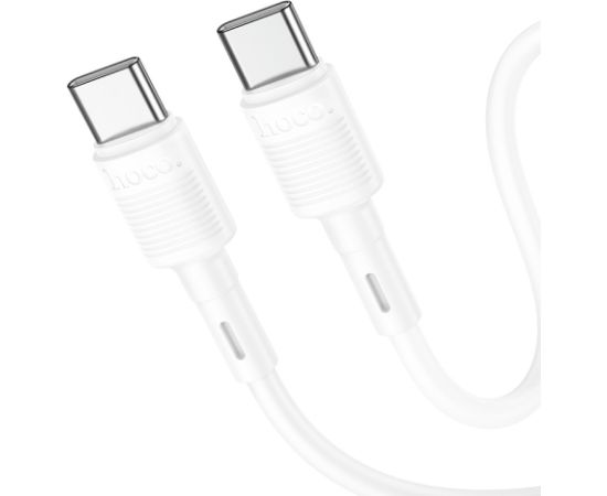 USB кабель Hoco X83 60W Type-C to Type-C 1.0m белый Дата USB-кабели