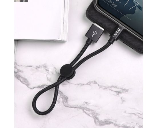 USB кабель HOCO X35 Type-C 0.25m черный Дата USB-кабели