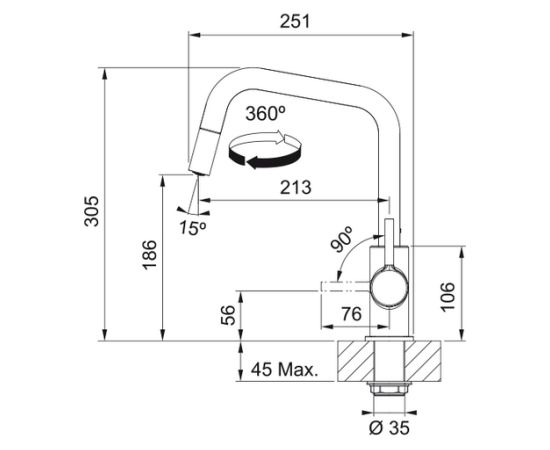 Franke Lina Virtuves Izlietnes Jaucējkrāns Для кухни