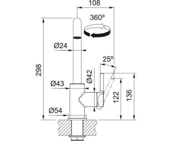 Franke Lina Virtuves Izlietnes Jaucējkrāns Для кухни