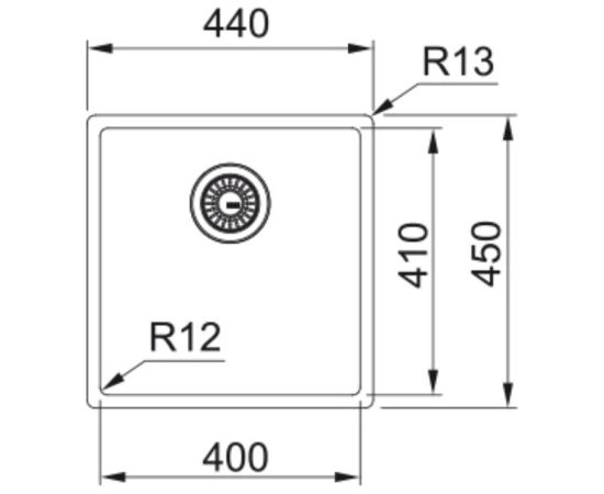 Franke Mythos BXM 210/110-40 3 1/2" Iebūvējama Nerūsējoša Tērauda Virtuves Izlietne Nerūsējoša tērauda izlietnes