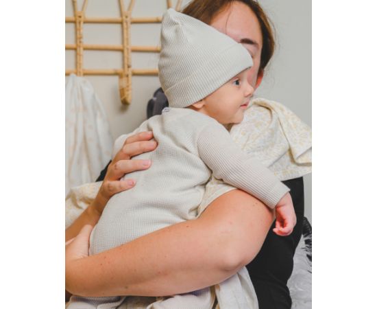 Lodger Beanie Ciumbelle bērnu cepurīte, Cloud Dancer, 6-12 mēn. - BE 101_6-12 Шапка