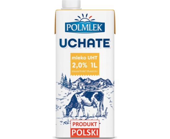 Piens UHT POLMLEK Uchate, 2%, 1l ( Iepak. x 12 ) Kafijas kapsulas, kafija