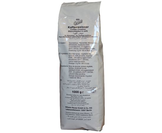Cebe Šķīstošā krējuma aizvietotājs Coffeefair Kaffeeweißer Vending, 1 kg Kafijas kapsulas, kafija
