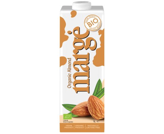 MargĖ Organiskais mandeļu dzēriens MARGE, 1 l ( Gab. x 8 ) Kafija, kapsulas