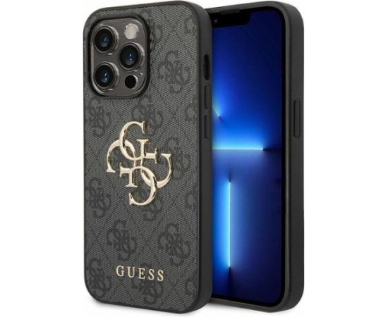Guess 4G Big Metal Logo Back Case Защитный Чехол для Apple iPhone 15 Pro Чехлы - альтернативные