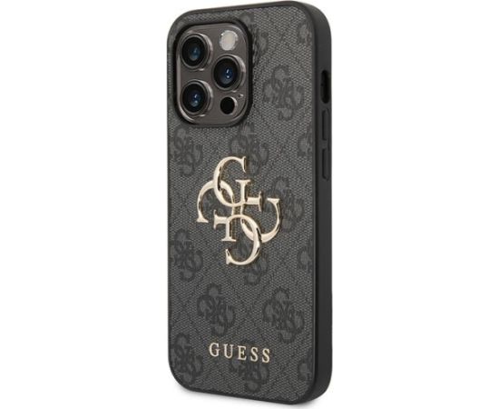 Guess 4G Big Metal Logo Back Case Защитный Чехол для Apple iPhone 15 Pro Чехлы - альтернативные