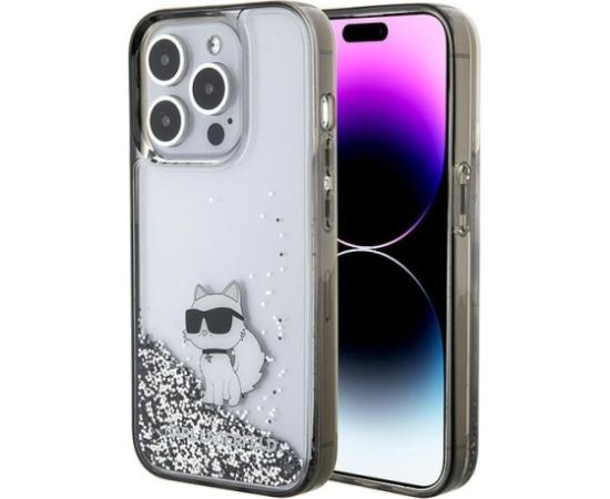 Karl Lagerfeld KLHCP15LLKCNSK Aizmugurējais Apvalks Priekš Apple iPhone 15 Pro Neoriģinālie Maciņi