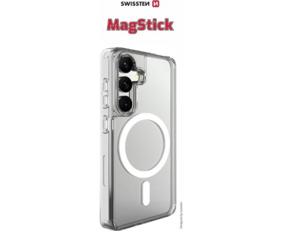 Swissten Clear Jelly MagStick Aizsargapvalks priekš Samsung Galaxy S25 5G Neoriģinālie Maciņi