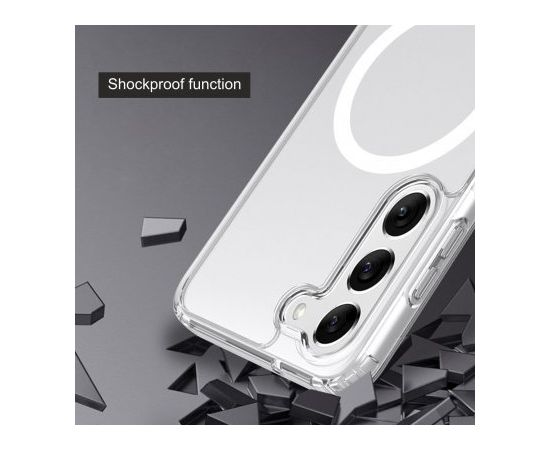 Swissten Clear Jelly MagStick Aizsargapvalks priekš Samsung Galaxy S25 5G Neoriģinālie Maciņi