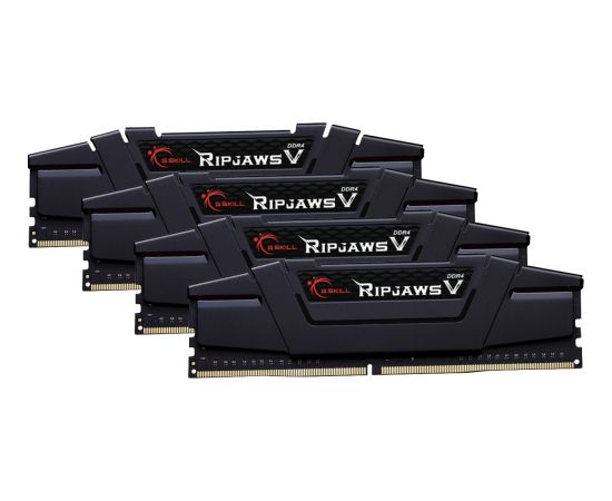 G.Skill DDR4 - 64 GB -3600 - CL - 18 - Quad-Kit, Ripjaws V (black, F4-3600C18Q-64GVK) Оперативная память (RAM)