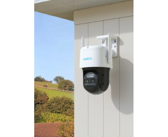 Reolink 4G LTE Dual-Lens Battery Security Camera Trackmix Series G770 PTZ 8 MP F2.8mm/F1.6, F8mm/F1.6 IP65 H.264/H.265 Micro SD, Max. 128 GB Video novērošanas kameras