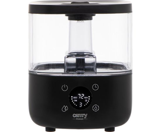 Camry CR 7973b Humidifier 23 W Water tank capacity 5 L Suitable for rooms up to 35 m² Ultrasonic Humidification capacity 100-260 ml/hr Black Увлажнители воздуха