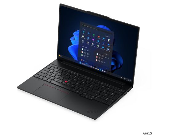 Lenovo ThinkPad E16 G3 AMD Black 16 " IPS WUXGA 1920 x 1200 pixels Anti-glare AMD Ryzen 7 250 32 GB SO-DIMM DDR5 Solid-state drive capacity 512 GB AMD Radeon 780M Graphics Windows 11 Pro 802.11ax Bluetooth version 5.3 Keyboard language English Keyboard ba Ноутбуки