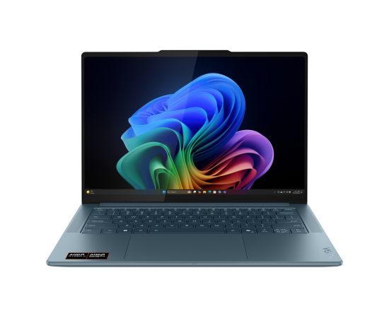 Lenovo Yoga Pro 7 14AKP10 Tidal Teal 14.5 " OLED 3K 2944 x 1840 Glossy AMD Ryzen AI 7 350 32 GB LPDDR5x SSD 1TB AMD Radeon 860M Graphics Windows 11 Home  Keyboard language English Portatīvie datori