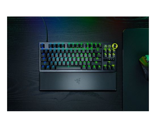 Razer Huntsman V3 Pro Tenkeyless 8KHz Gaming keyboard Wired US Black USB Type-C Razer Analog Optical Switch Gen-2 Клавиатуры
