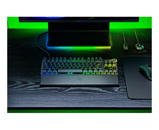 Razer Huntsman V3 Pro Tenkeyless 8KHz Gaming keyboard Wired US Black USB Type-C Razer Analog Optical Switch Gen-2 Клавиатуры