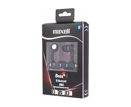 MAXELL Wireless Bluetooth Earbuds BASS-13 BT EP BLACK Austiņas